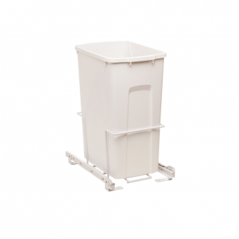 Two-way Single 35 qt Pullout Waste Bin Narrow